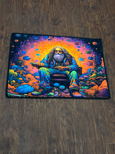 پادری سهبعدی بلک لایت پیرمرد اسیدی | Acid Old Man 3D Blacklight Door Mat